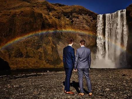 同性伴侶的天堂！飛往「冰島」舉辦婚禮 讓冰川見證愛情