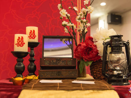 中式婚禮迸出新創意 奢華「花藝」走出不一樣路線！