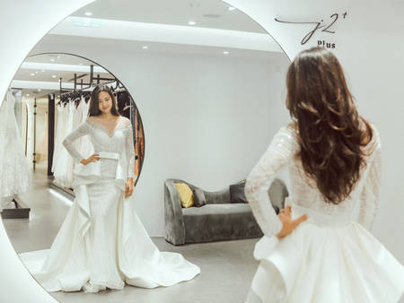 J2 Plus 台北忠孝旗艦館｜從靈感到成品「專屬訂製婚紗」每個新娘都值得擁有一套！